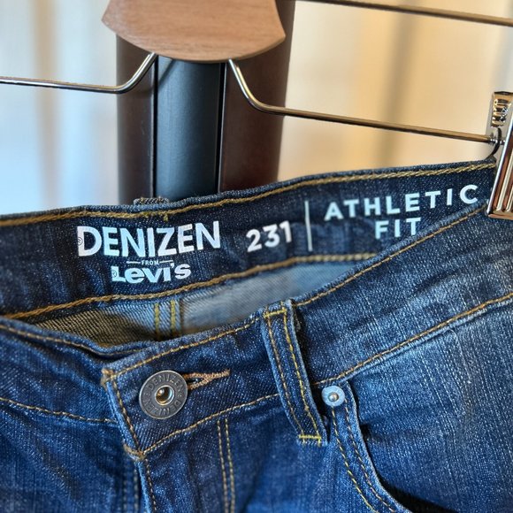 Denizen Levi's 231 Athletic Fit men's jeans 34 x 32 EUC - Picture 3 of 5